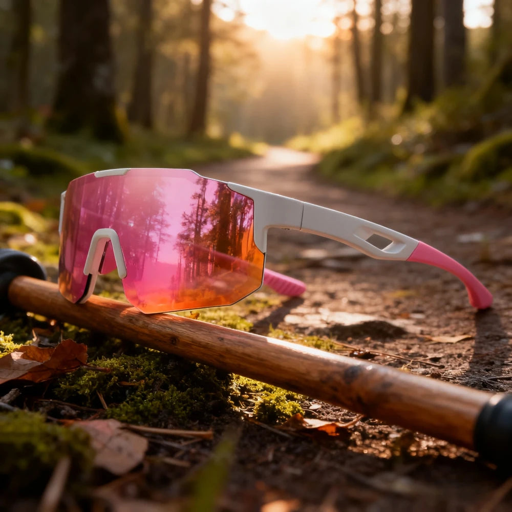 Colorful Wraparound Sports Sunglasses